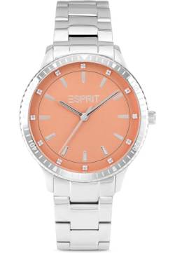 ESPRIT Damen-Uhren Analog Quarz One Size Silber 32025987 von ESPRIT