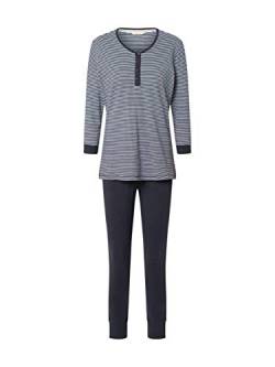 ESPRIT Damen Zweiteiliger Schlafanzug Jordyn Pyjama, Navy, 40 von ESPRIT