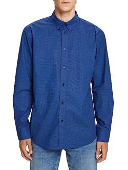 ESPRIT Gemustertes Button-Down-Hemd, 100% Baumwolle von ESPRIT
