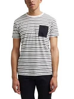 ESPRIT Herren 051CC2K307 T-Shirt, 112/OFF White 3, XS von ESPRIT