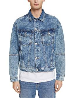 ESPRIT Herren 082CC2G307 Jacke, 902/BLUE MEDIUM WASH, XS von ESPRIT