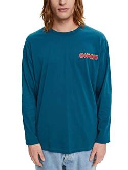 ESPRIT Herren 112EE2K308 T-Shirt, 460/DARK Turquoise, XXL von ESPRIT