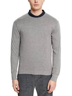 ESPRIT Herren 122EO2I301 Pullover, 034/GREY 5, L von ESPRIT