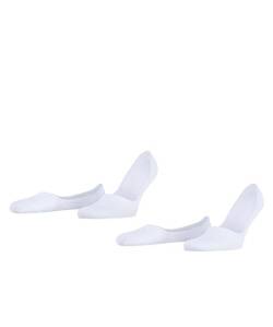 ESPRIT Herren Füßlinge Basic Uni 2-Pack M IN Baumwolle unsichtbar einfarbig 2 Paar, Weiß (White 2000), 39-42 von ESPRIT