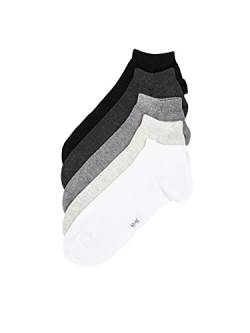 ESPRIT Herren Sneakersocken Solid-Mix 5-Pack M SN Baumwolle kurz einfarbig 5 Paar, Mehrfarbig (Sortiment 0010), 40-46 von ESPRIT