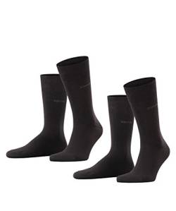 ESPRIT Herren Socken Basic Easy 2-Pack M SO Baumwolle einfarbig 2 Paar, Schwarz (Black 3000), 43-46 von ESPRIT