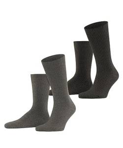 ESPRIT Herren Socken Vertical Stripe 2-Pack Biologische Baumwolle gemustert 2 Paar, Mehrfarbig (Sortiment 0010), 39-42 von ESPRIT