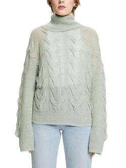 ESPRIT Rollkragenpullover aus Zopfstrick von ESPRIT