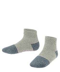 ESPRIT Unisex Kinder Hausschuh-Socken Effect K HP Wolle rutschhemmende Noppen 1 Paar, Blau (Cloud Melange 6886), 23-26 von ESPRIT