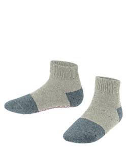 ESPRIT Unisex Kinder Hausschuh-Socken Effect K HP Wolle rutschhemmende Noppen 1 Paar, Blau (Cloud Melange 6886), 27-30 von ESPRIT
