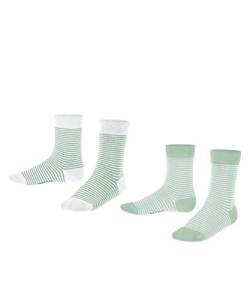 ESPRIT Unisex Kinder Socken Fine Stripe 2-Pack, Biologische Baumwolle, 2 Paar, Mehrfarbig (Sortiment 70), 27-30 von ESPRIT