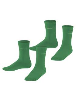 ESPRIT Unisex Kinder Socken Foot Logo 2-Pack K SO Baumwolle einfarbig 2 Paar, Grün (Apple 7200), 27-30 von ESPRIT