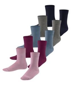 ESPRIT Unisex Kinder Socken Solid Mix 5-Pack K SO Baumwolle einfarbig 5 Paar, Mehrfarbig (Sortiment 0010), 31-34 von ESPRIT