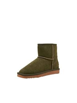 ESPRIT Veloursleder-Boots mit Kunstfellfutter von ESPRIT