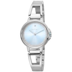 Esprit Damen-Armbanduhr, analog, blaues Zifferblatt, ES1L146M0055, Blau, Free Size, Riemen von ESPRIT