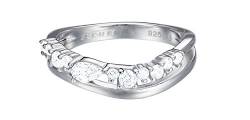 Esprit Essential Damen-Ring 925 Silber rhodiniert Zirkonia transparent von ESPRIT