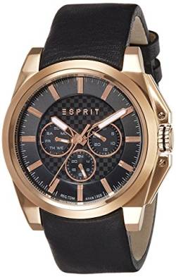 Esprit Herren-Armbanduhr TP10871 Night Analog Quarz Leder ES108711002 von ESPRIT