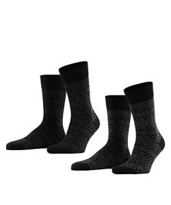 Esprit Herren Socken Fair Isle 2-Pack, Lyocell Schurwolle, 2 Paar, Mehrfarbig (Sortiment 10), 43-46 von ESPRIT