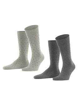 Esprit Herren Socken Fine Dot 2-Pack, Biologische Baumwolle, 2 Paar, Mehrfarbig (Sortiment 50), 39-42 von ESPRIT