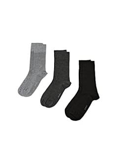 Esprit Herren Socken Solid Mix 3-Pack, Nachhaltige biologische Baumwolle Lyocell, 3 Paar, Mehrfarbig (Sortiment 10), 43-46 von ESPRIT