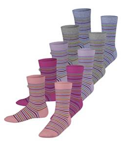 Esprit Unisex Kinder Socken Multi Stripe 5-Pack, Nachhaltige Biologische Baumwolle, 5 Paar, Mehrfarbig (Sortiment 10), 31-34 von ESPRIT