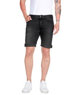 Replay Herren Jeans Shorts RBJ 901 Tapered-Fit mit Comfort Stretch, Dark Grey 097 (Grau), 36 von ESPRIT