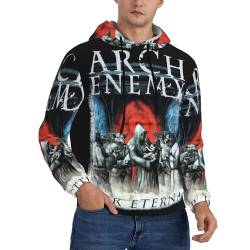 Arch Herren Enemy Schwarz Kapuzenpullover Pullover Hoodie Langarm Sweatshirt Kapuze Für Männer Bekleidung Merch Tops XL von ESPRY