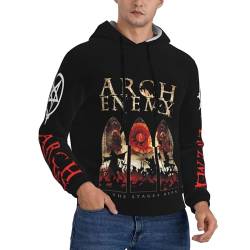 Arch Herren Enemy Schwarz Kapuzenpullover Pullover Hoodie Langarm Sweatshirt Kapuze Für Männer Bekleidung Merch Tops von ESPRY