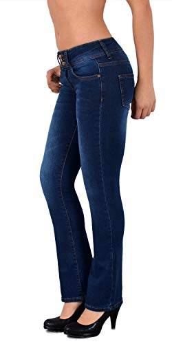 Bootcut Jeans Damen Jeans Damen Bootcut Jeans Bootcut Damen Jeans Bootcut Jeans Damen Stretch Jeanshose Damen Low Waist Jeans Damen Weite Hose Damen Flared Schlaghose Hüftjeans bis Übergröße B600 von ESRA