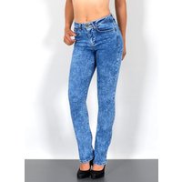 ESRA Bootcut-Jeans B100 Damen Bootcut Jeans Hose, Damen Bootcut Jeans High Waist, bis Übergröße / Plussize Große Größe, Damen Jeans Bootcut hohe Leibhöhe, Damen Flared Jeans Bootcut Jeanshose Schlaghose Schlagjeans, Damen Bootcut weite Jeans Hose Bootcut, Damen Stretchjeans Damen High Waist Damen Jeanshose Damen, Damen High Waist Bootcut Hose Bootcut Jeans, Damen Jeans Stretch Damen Hose Stretch Damen Jeans hoher Bund von ESRA