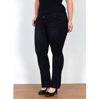 ESRA Bootcut-Jeans FB6 Damen Bootcut Jeans Hose Low Waist bis Übergröße, Jeans Bootcut Hose Damen Hüftjeans Schlaghose mit Stretch bis Plus Size, Flared Jeans mit weitem Beim und niedriger Leibhöhe bis Große Größen, Damen Schlagjeans Low Rise Bootcut Jeanshose weite Jeans 3 Knopf, Bootcut Jeans Damen mit 3 Knöpfen, Jeans Damen Jeans Hose Damen Hose, Damen Jeans Stretch Damen Jeans von ESRA