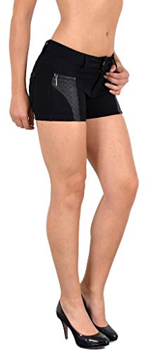 ESRA Damen Hotpants Damenshorts Hot-Pants Damen Shorts Kurze Hose Damen H35 von ESRA