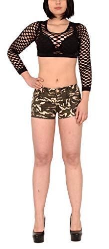 ESRA Damen Hotpants Damenshorts Hot-Pants Damen Shorts Kurze Hose Damen H35 von ESRA