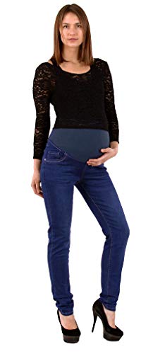 ESRA Damen Jeans Schwangerschaftshose Umstandshose Jeans für Schwangerschaft Maternity Hose Jeans J296 von ESRA