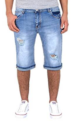 ESRA Herren Jeans Shorts Herren Kurze Hosen Herren Kurze Jeans Hose Bermuda Shorts Sommer Hose AS431 von ESRA