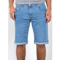 ESRA Jeansshorts A360 Herren Jeans Shorts Hose, bis Übergröße / Plussize Große Größe, Herren kurze Jeans Hose mit 5 Pocket, Herrren kurze Jeanshose mit Stretch, Jeansshorts mit Rissen Destroyed Look, Herren Capri Jeans Herren Capri Hose Herren Capri Jeanshose, Herren Shorts Jeans Straight Regular Comfort von ESRA