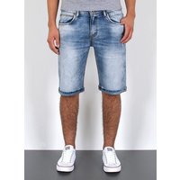 ESRA Jeansshorts A362 Herren Jeans Shorts kurze Hose, bis Übergröße / Plussize Große Größe, Herren kurze Jeans Hose Shorts, Herrren kurze Jeanshose mit Stretch, Jeansshorts für Sommer mit Rissen im Destroyed Look, Herren Capri Jeans Herren Capri Hose Herren Capri Jeanshose, Herren Shorts Jeans Straight Regular Comfort von ESRA