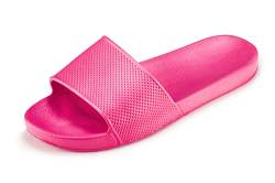 ESTRO Badeschlappen Damen Badelatschen Damen - Gummi Schlappen Damen Badeschlappen Herren Slides Damen Badelatschen Herren Duschschuhe Herren F97 (38, Pink 1) von ESTRO