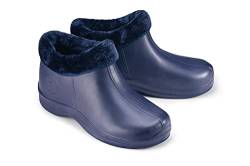 ESTRO Gartenschuhe Herren Clogs Gummi - Gartenclogs Herren Männer Gartenschuhe Hausschuhe Gummi Leicht Garten Clogs Herren PZ1 (36, PZ16 Dunkelblau) von ESTRO