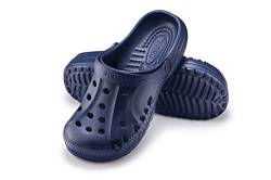 ESTRO Gartenschuhe Herren Clogs Gummi - Gartenclogs Herren Männer Gartenschuhe Hausschuhe Gummi Leicht Garten Clogs Herren PZ1 (36, PZ78 Dunkelblau) von ESTRO