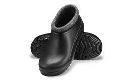 ESTRO Gummistiefel Gefüttert Herren Clogs - Regenstiefel Herren Gefütterte Gummistiefel Herren Winter Gummistiefel Herren Regenschuhe K042 (40 EU, Schwarz) von ESTRO