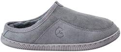 ESTRO Lammfell Hausschuhe Herren Pantoffeln Leder - Warm Lammfellhausschuhe Sheepskin Slippers Warme mit Wolle Lammfellschuhe SNUG (45 EU, Stahl 2) von ESTRO