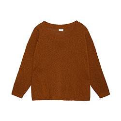 ETERKNITY - Oversized Pullover aus Recycelte Baumwolle für Frauen, Erdfarbe, L von ETERKNITY