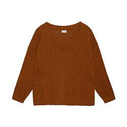 ETERKNITY - Oversized Pullover aus Recycelte Baumwolle für Frauen, Erdfarbe, S von ETERKNITY