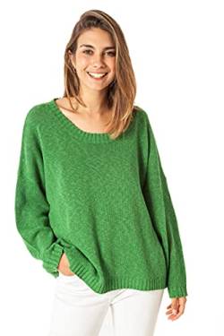 ETERKNITY - Oversized Pullover aus Recycelte Baumwolle für Frauen, Grün, S von ETERKNITY