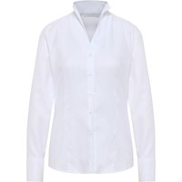 Hemdbluse in weiß strukturiert von ETERNA Mode GmbH