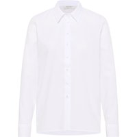 Hemdbluse in weiß unifarben von ETERNA Mode GmbH