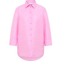 Linen Shirt Bluse in rosa unifarben von ETERNA Mode GmbH