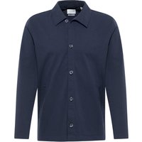 MODERN FIT Overshirt in navy unifarben von ETERNA Mode GmbH