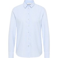 Oxford Shirt Bluse in hellblau gestreift von ETERNA Mode GmbH